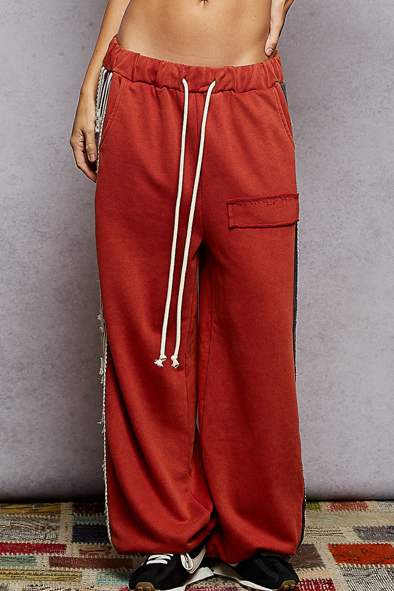 Stars and Stripes Jogger Pants Red