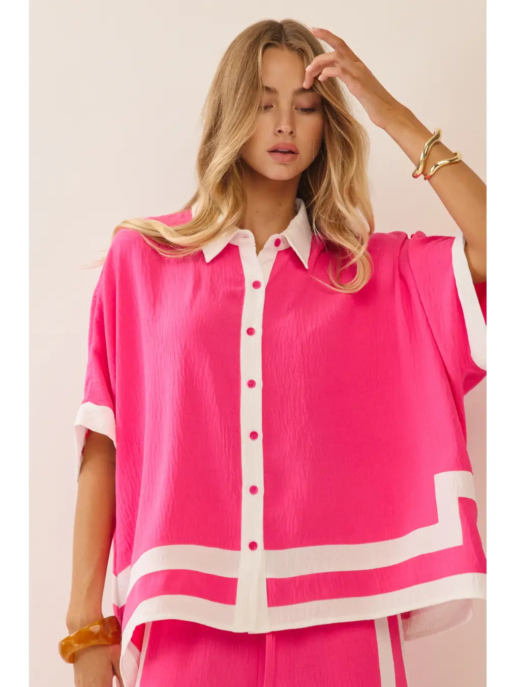 Pink Striped Set