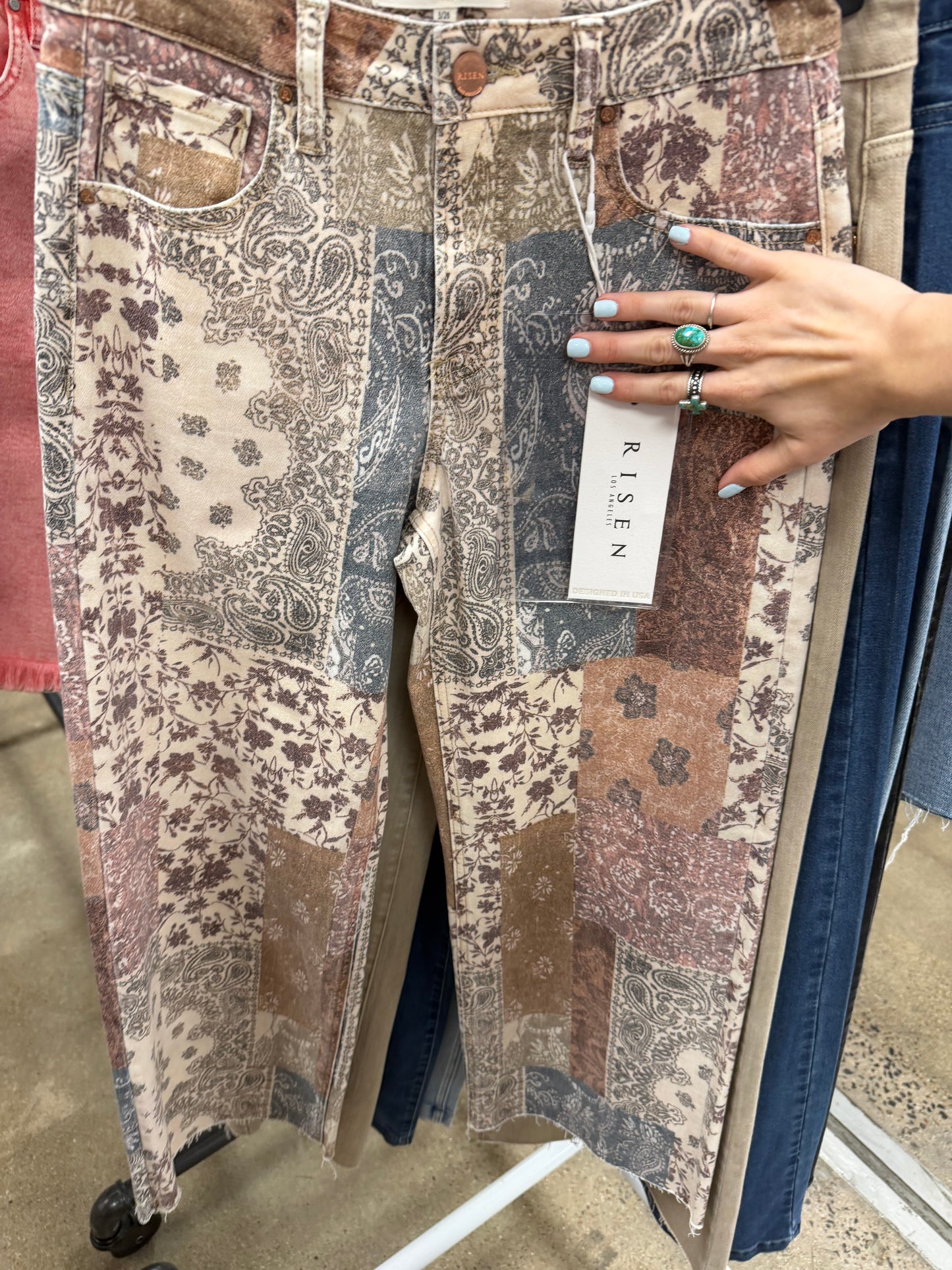 ❤️Preorder SEPTEMBER: PWA21903X Paisley Denim