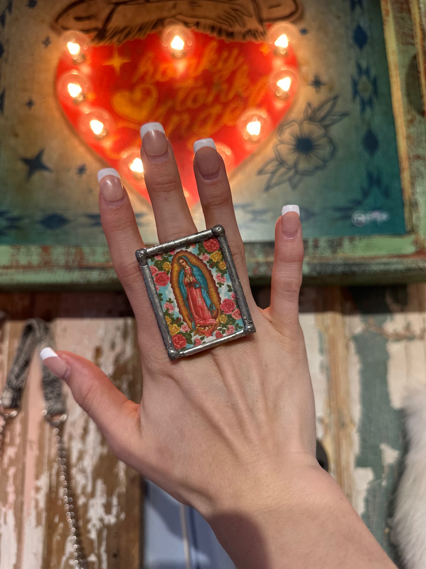 Lady of Guadelupe Adjustable Ring