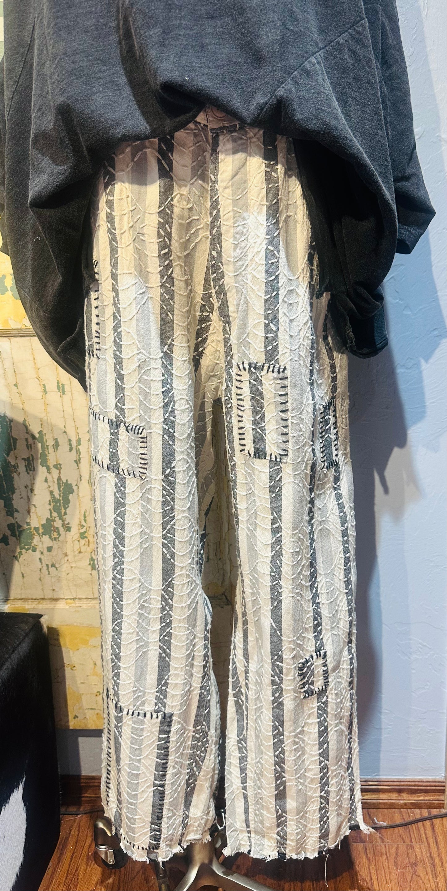 Jaded Gypsy Striped Traveler Pants
