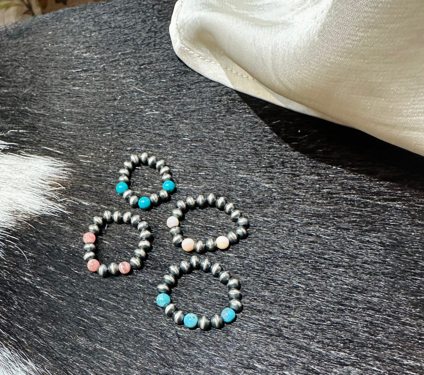 Navajo Stretchy Sterling Rings