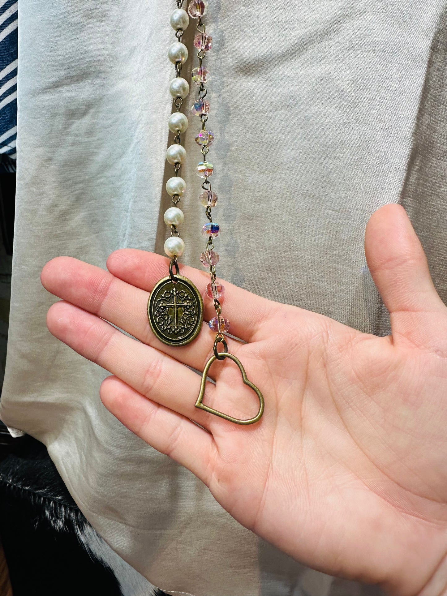 Lariat Charm Necklace