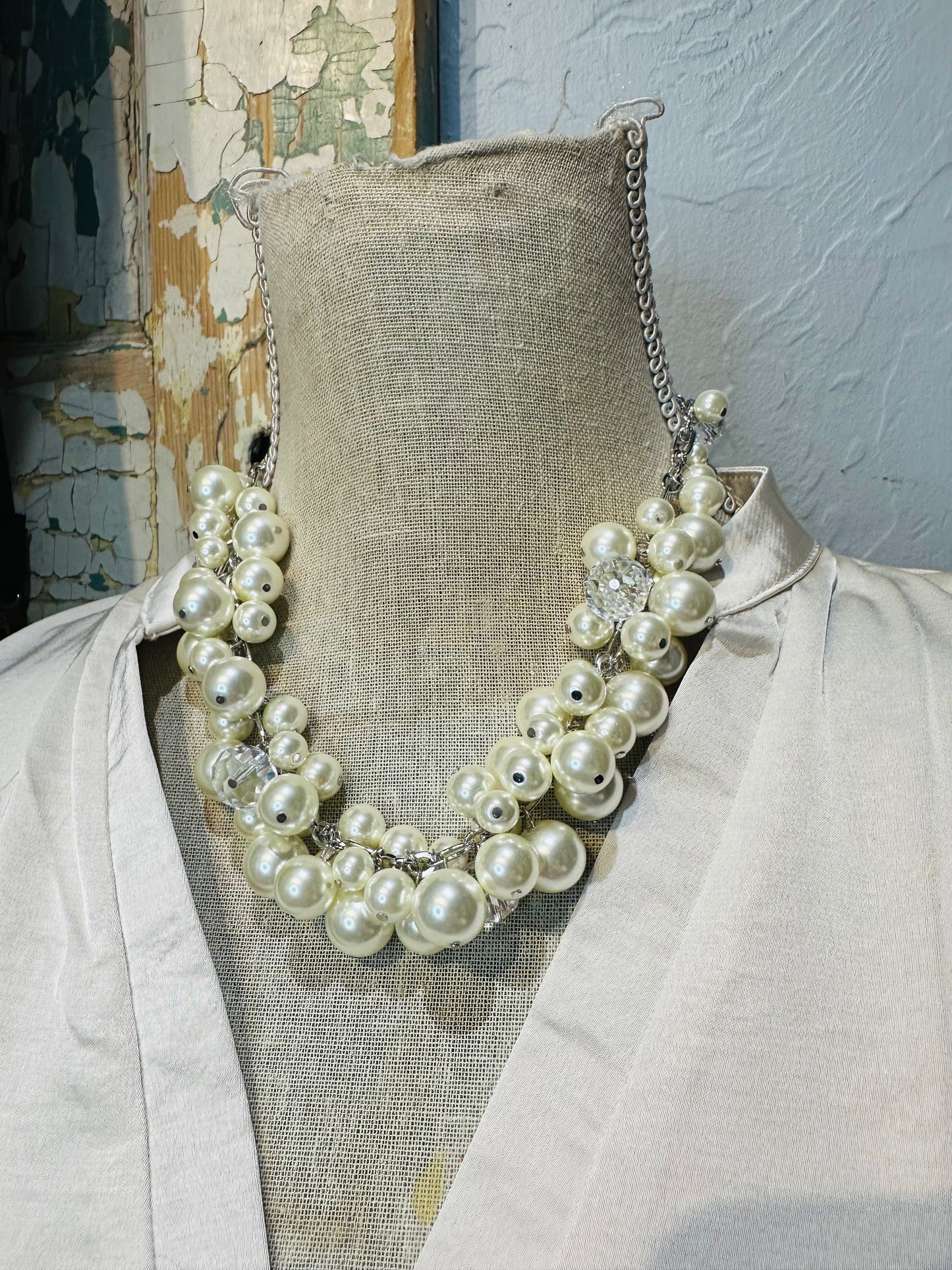 Art by Amy Pearl Cluster Necklace