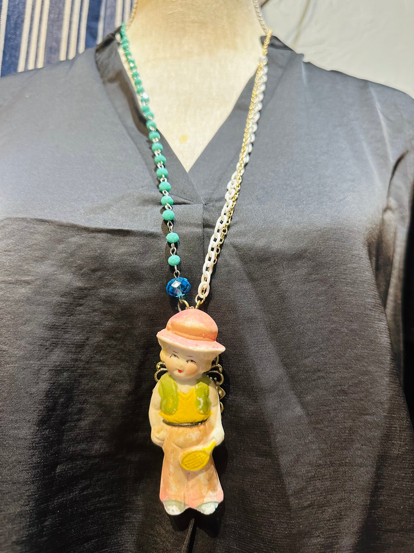 1900's Penny Doll Necklace