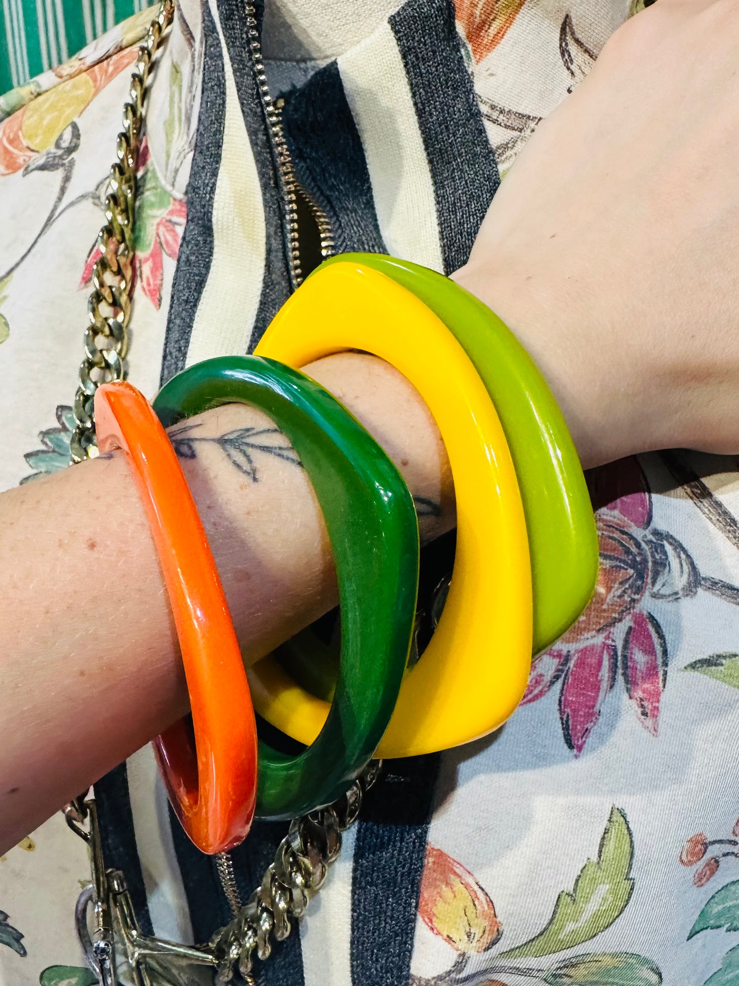 Colorful Resin Bangles