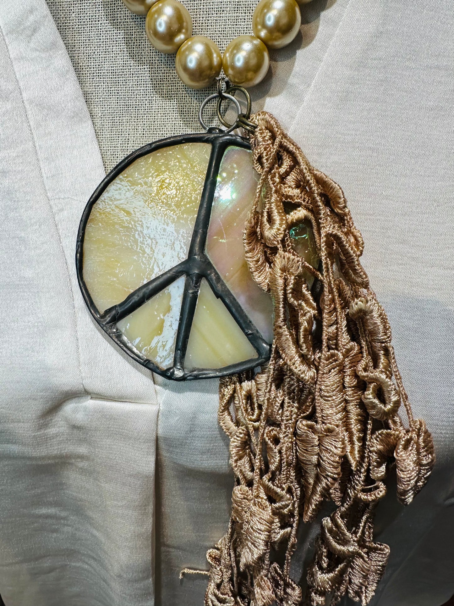 Gypsy South Peace Sign Necklace