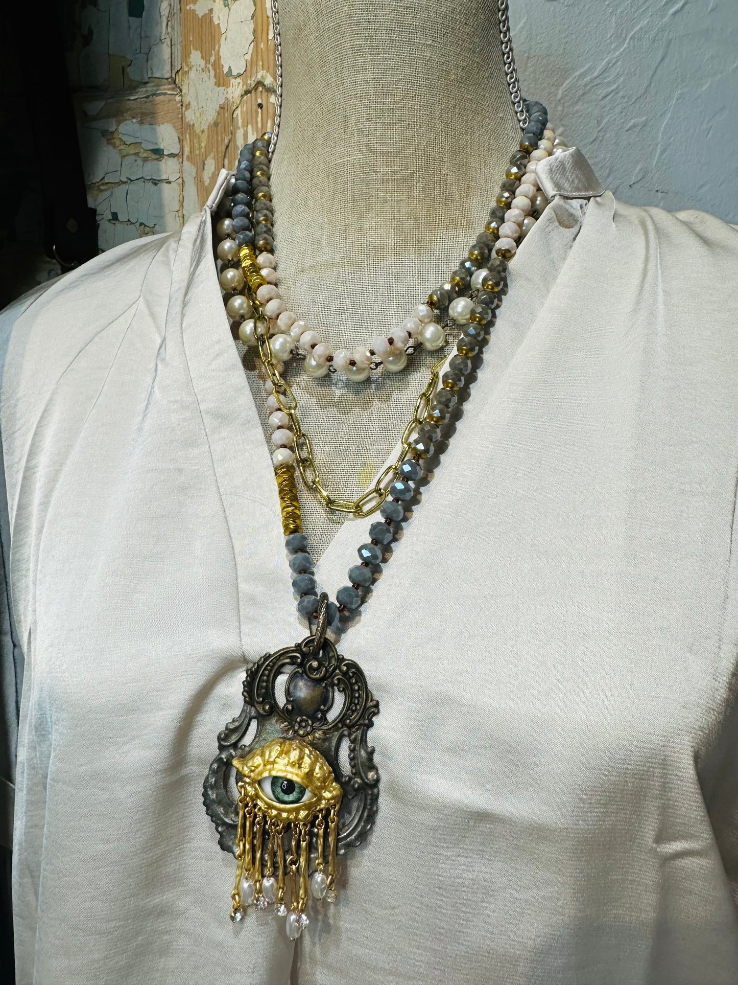 Art By Amy Evil Eye Necklace