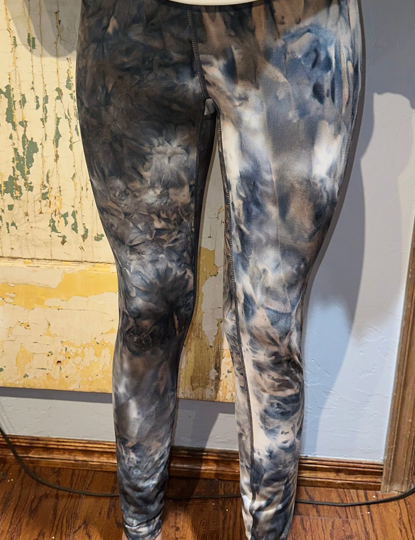 Gray Tye-Dye Butter Soft Leggings