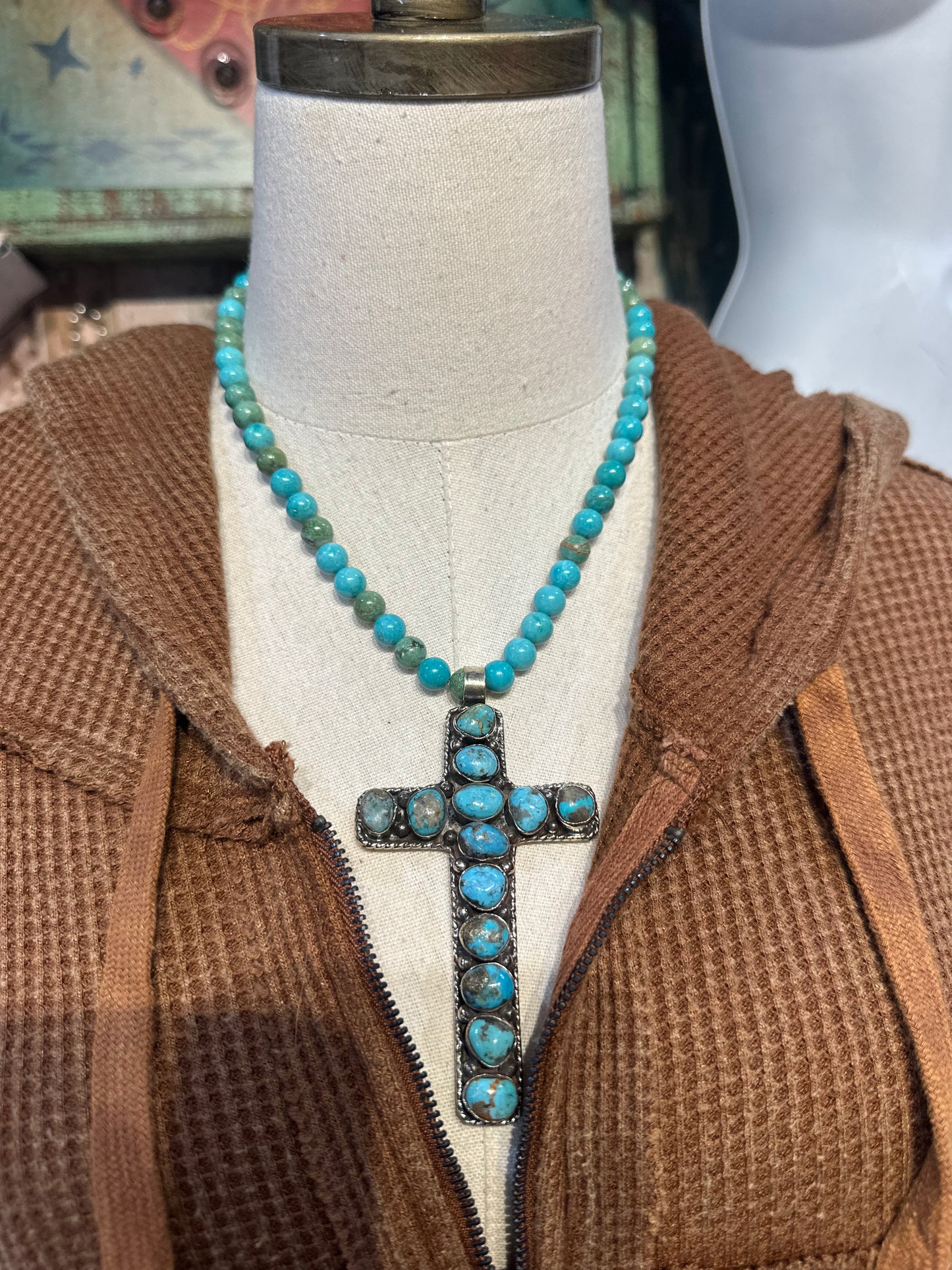 18 Inch Turquoise Necklace