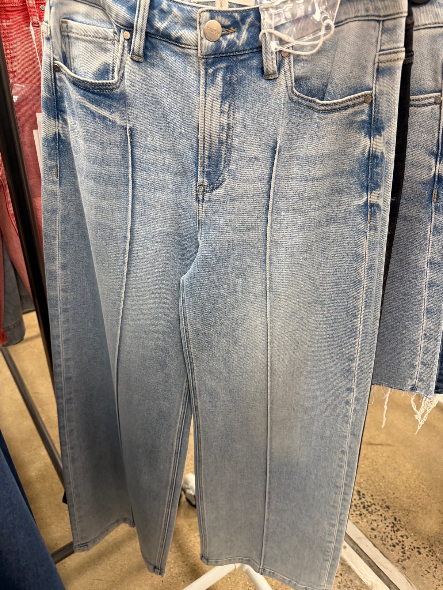 ❤️Preorder TWO WEEKS: RDP5989 Front Seam Denim