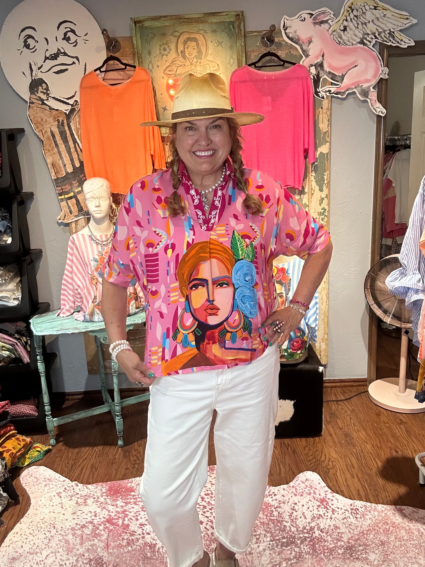 Free Love Girl Poncho Top