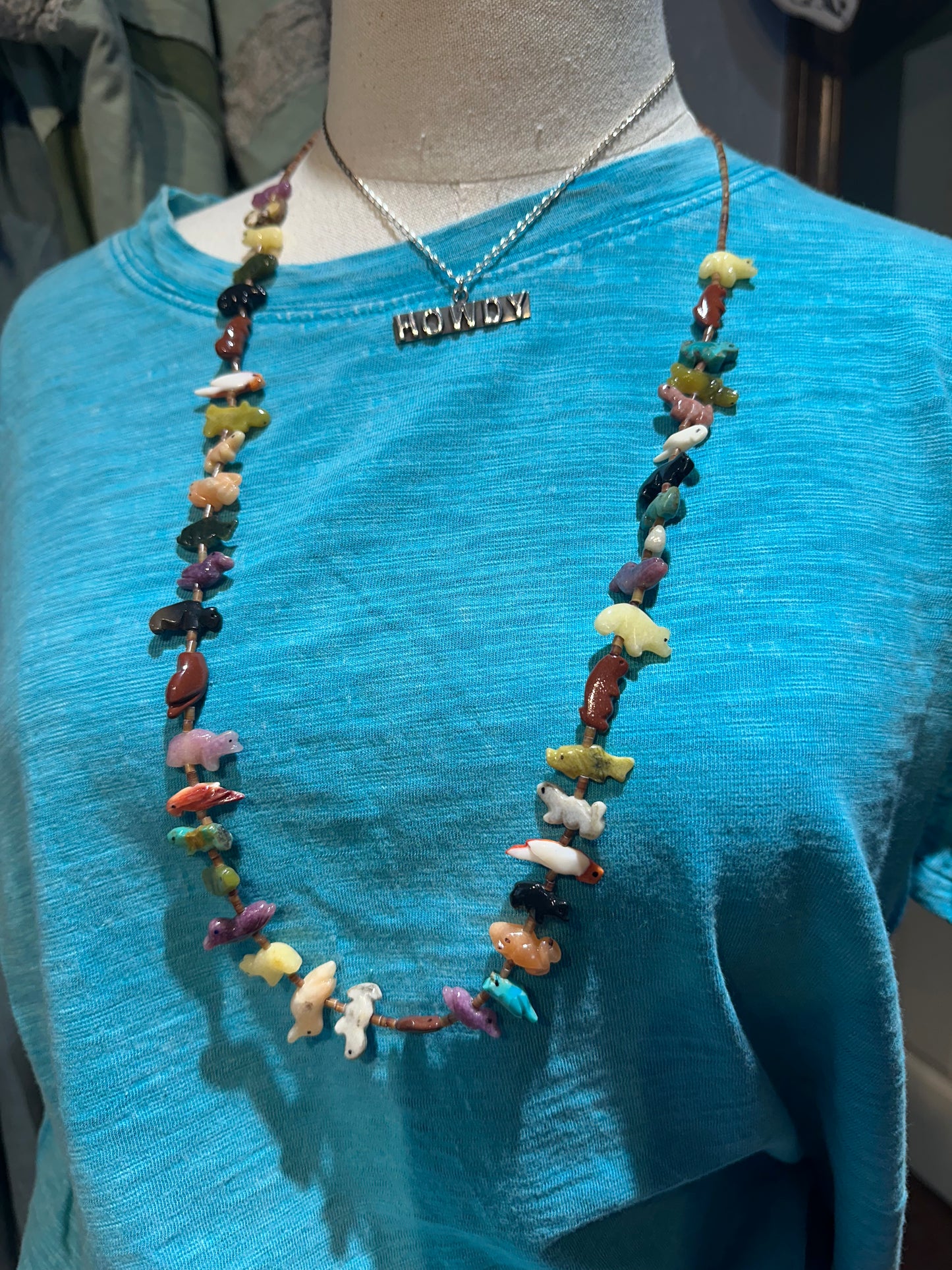Native American Navajo Fetish Necklace