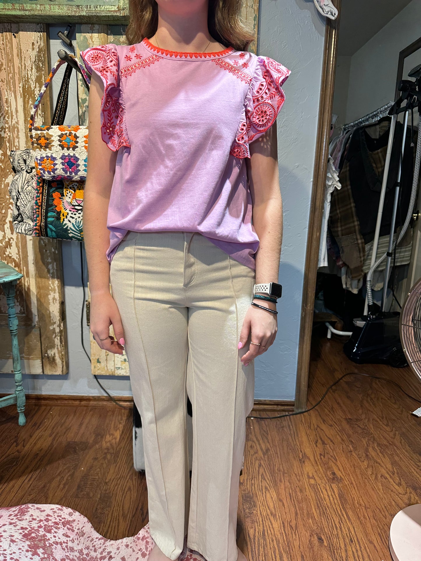 Le Lis White Pants