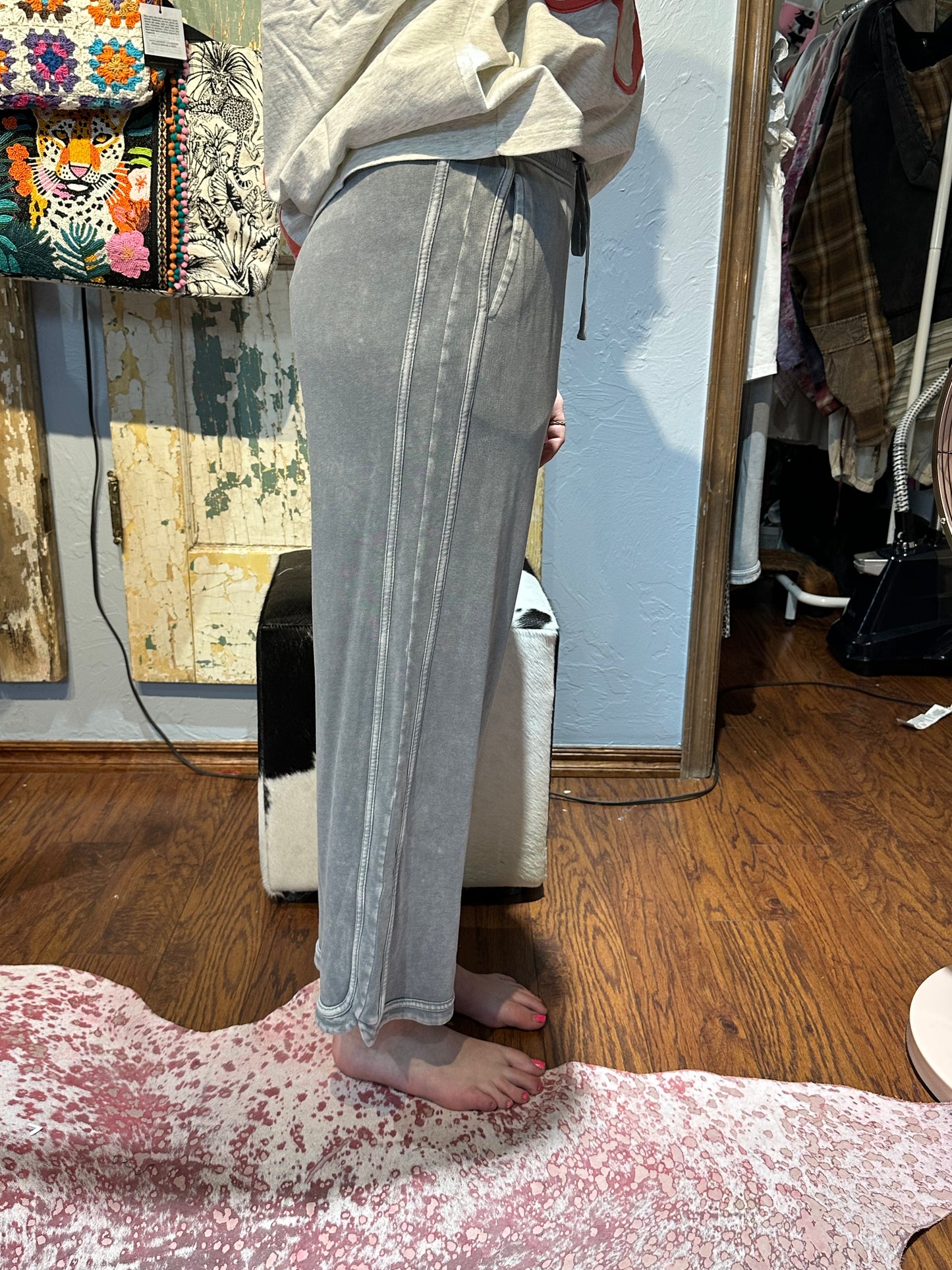 Easel Comfy Pants Ice Blue