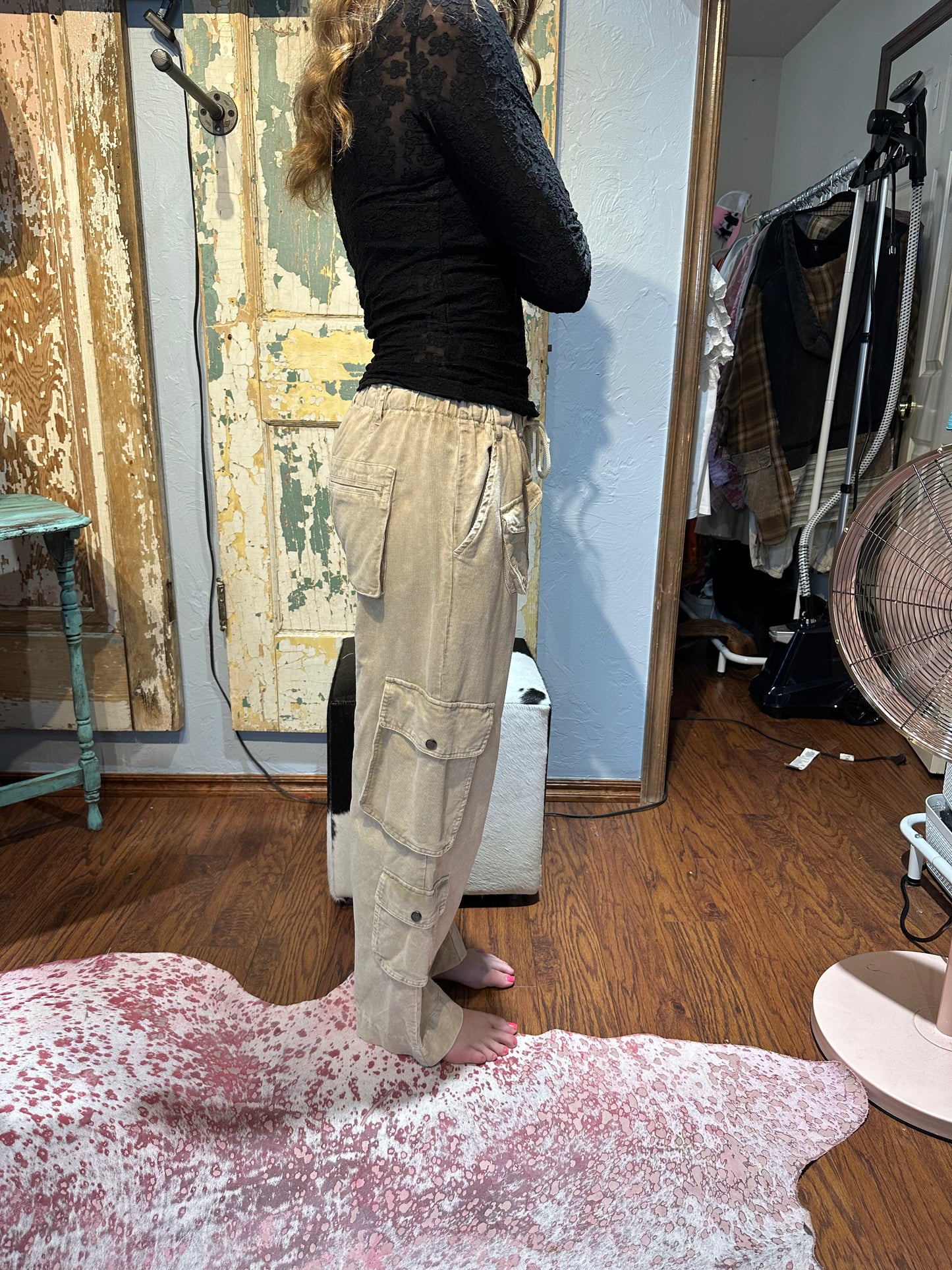 Super Light Corduroy Cargo Pants
