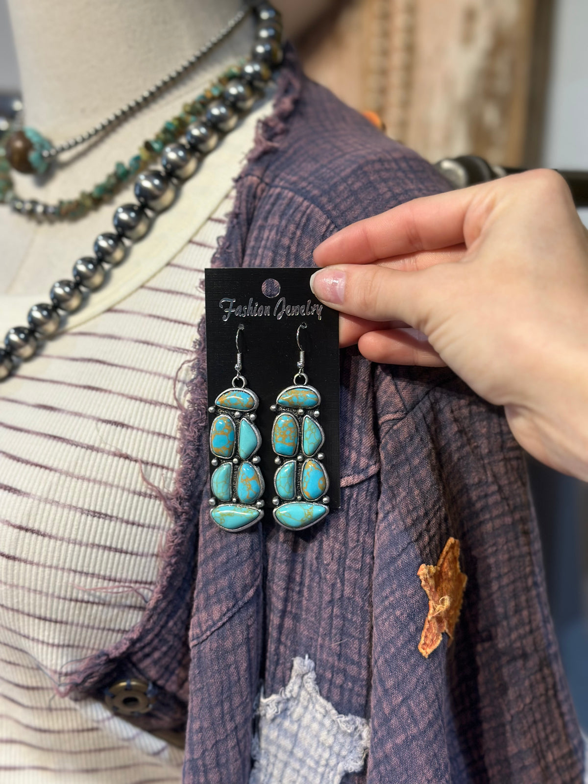 Inspired Turquoise Earrings