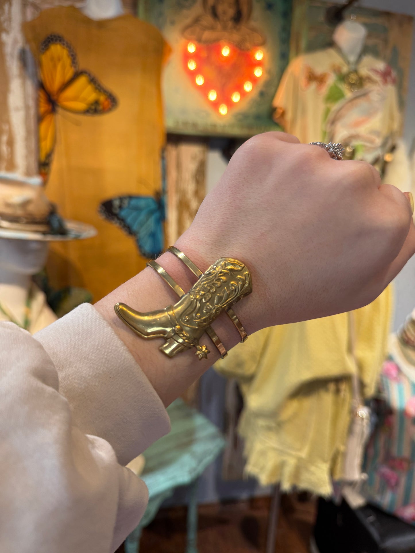 Boot Cuff Bracelet
