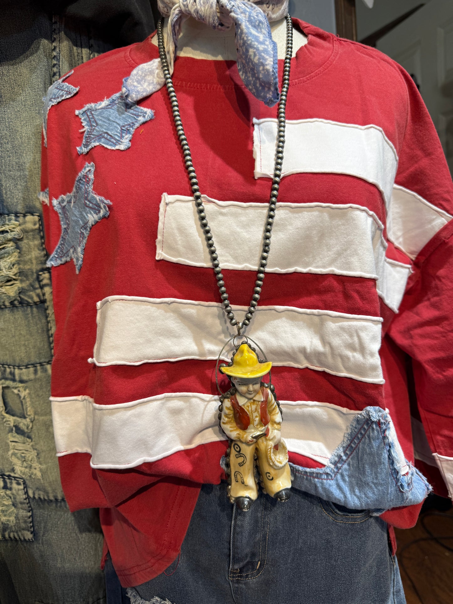 Cowboy Handmade Soldered Necklace