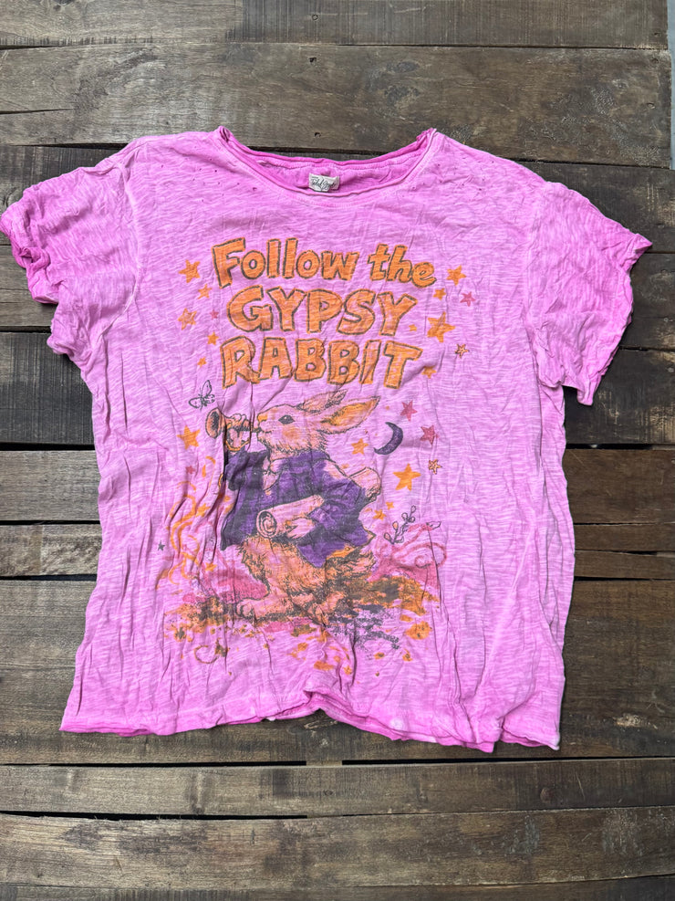 Jaded Gypsy Worn and Weathered Tee - Gypsy Rabbit