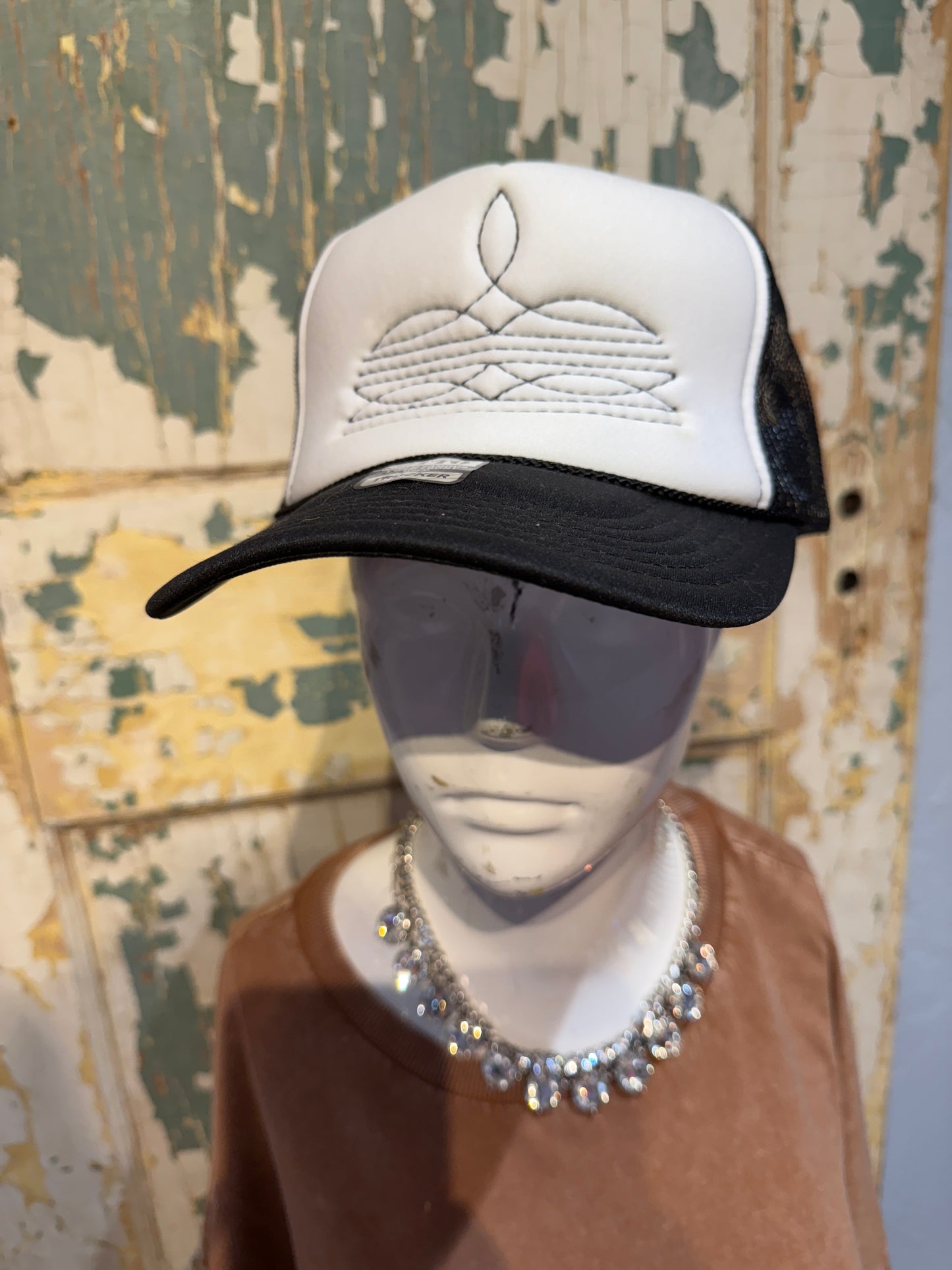 Boot Stitch Trucker Hat