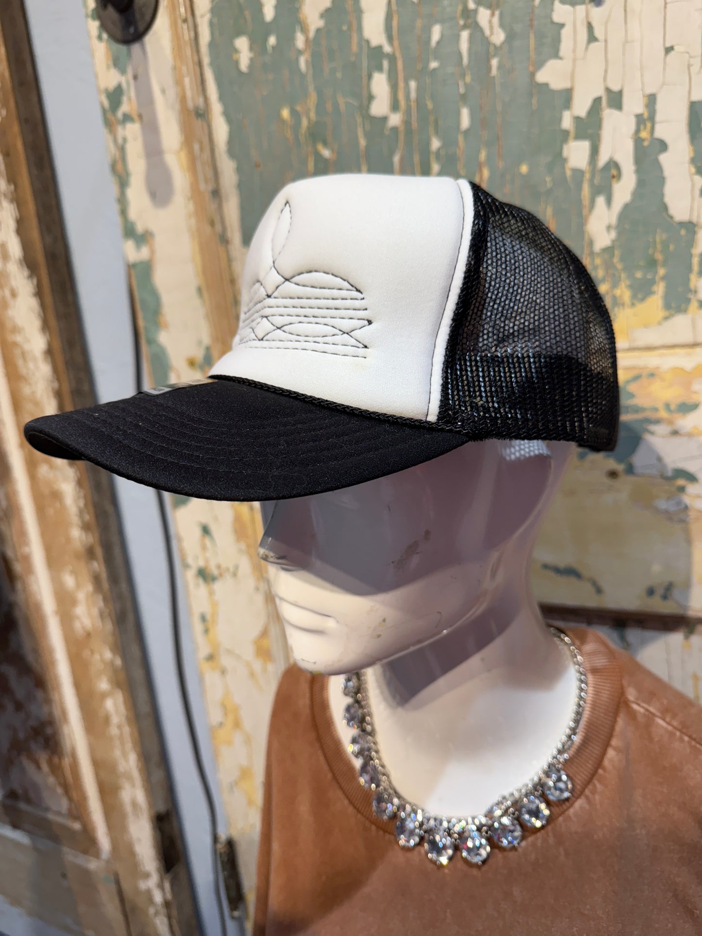 Boot Stitch Trucker Hat
