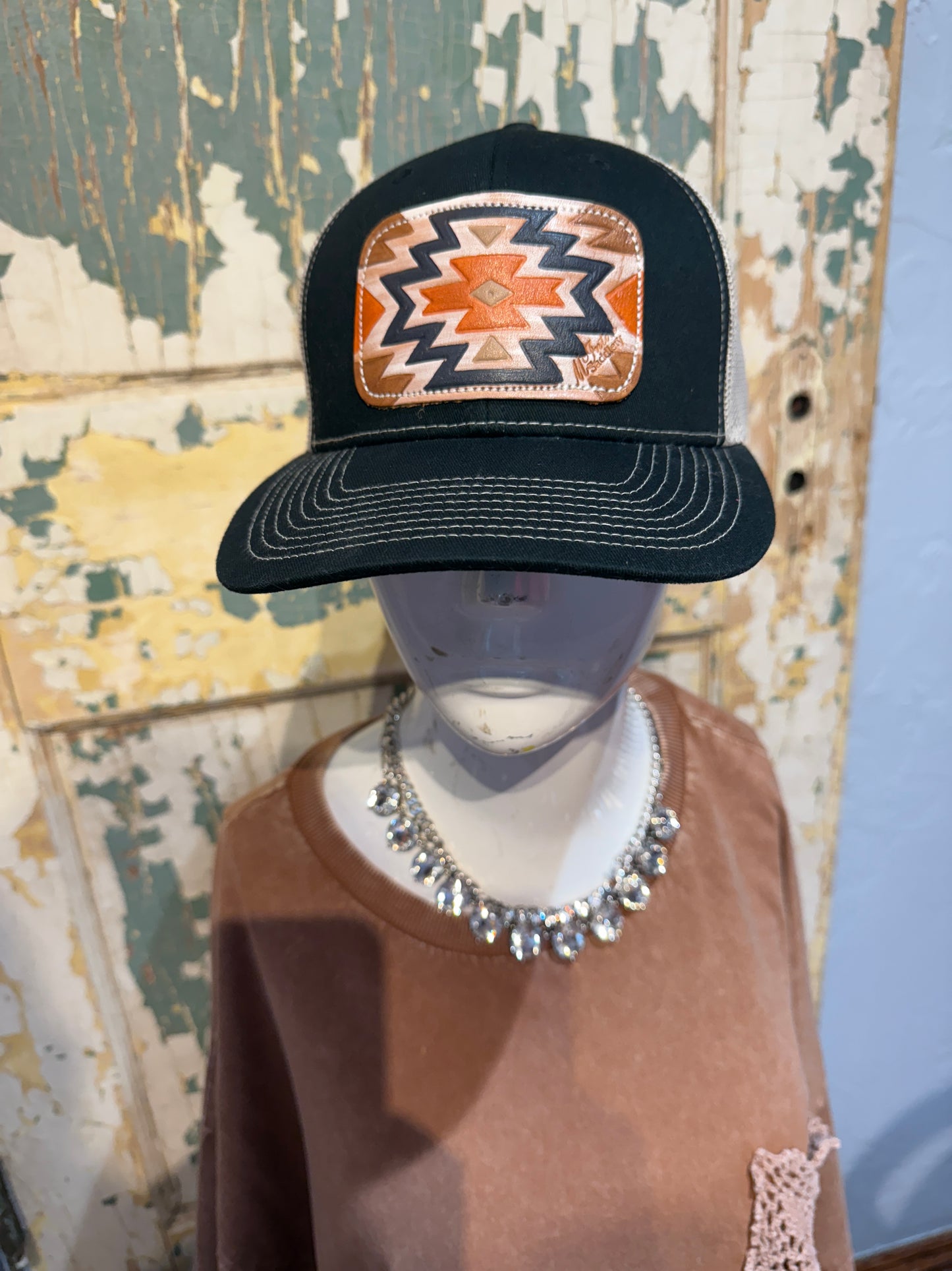 Aztec Patch Trucker Hat
