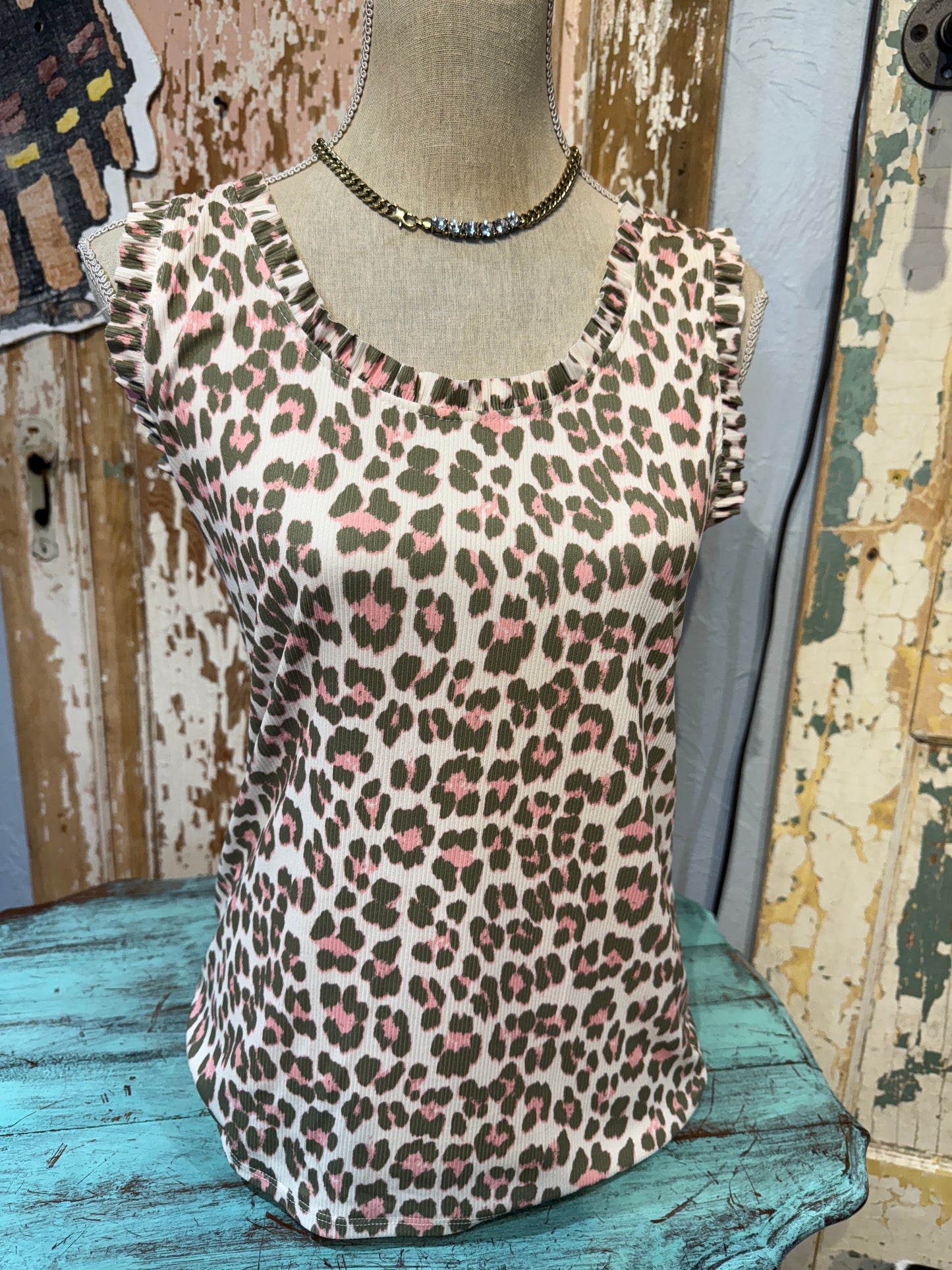Green Cheetah Tank
