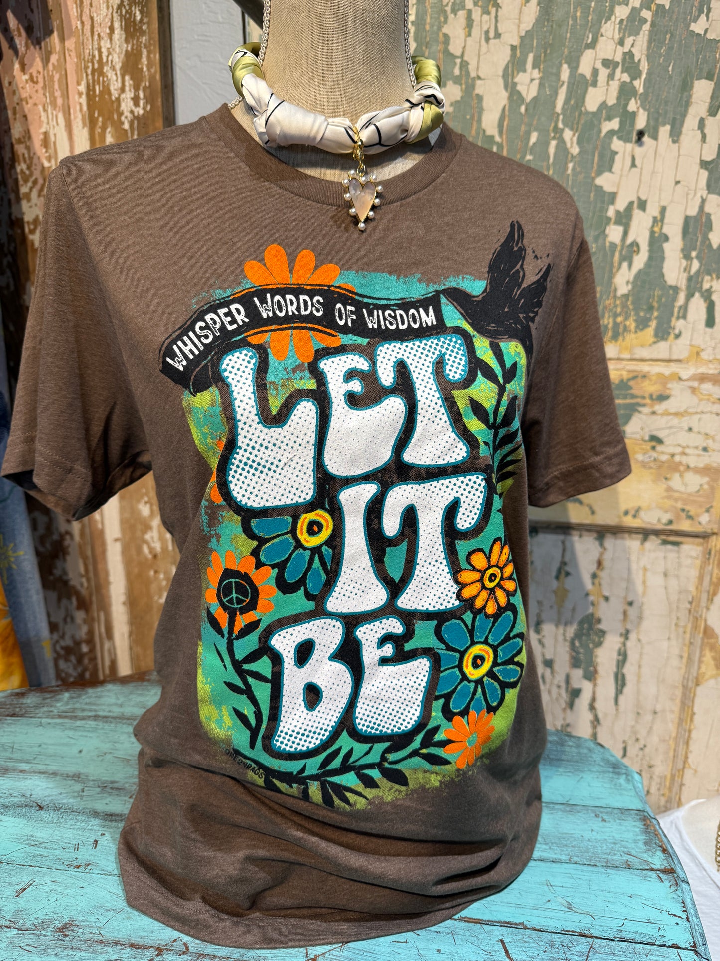 Let it Be Brown Tee