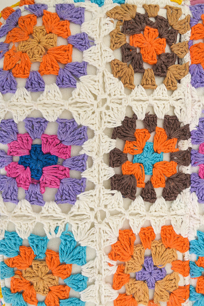 Stitch Please White Crochet Shoulder Bag