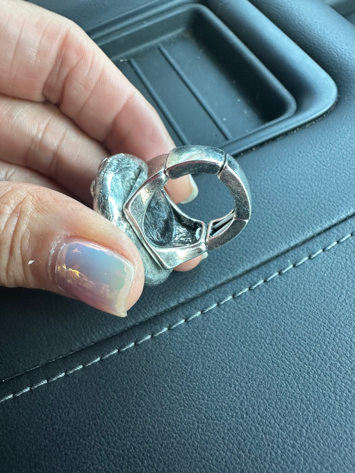 Chief Wooden Nickel Adjustable Rings