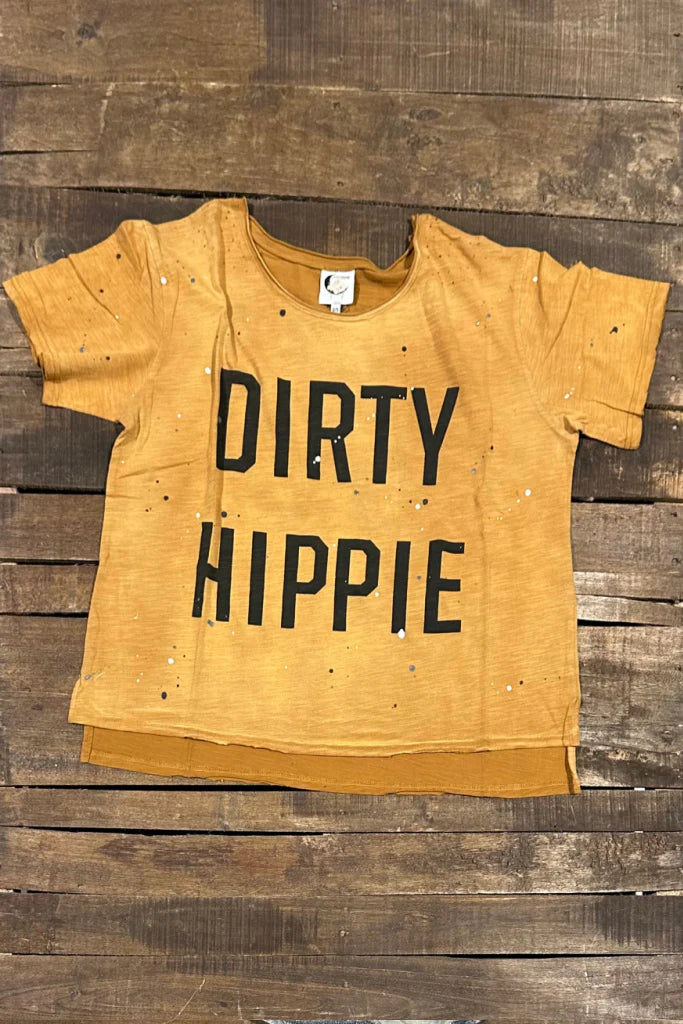Jaded Gypsy Mustard Dirty Hippie Tee