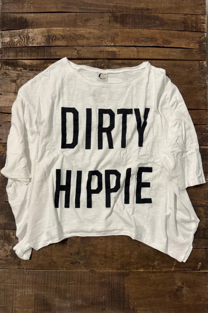 Jaded Gypsy Be Free Top - Dirty Hippie Parchment