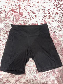 Cargo Biker Shorts Black