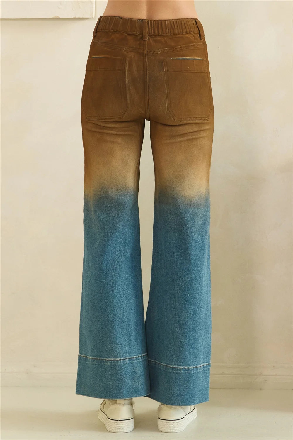 Oli & Hali Brown Ombre Denim Jeans