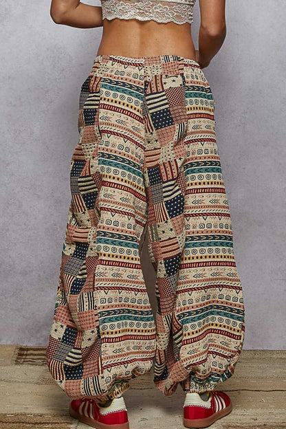 POL Balloon Fit Jogger Almond Multi