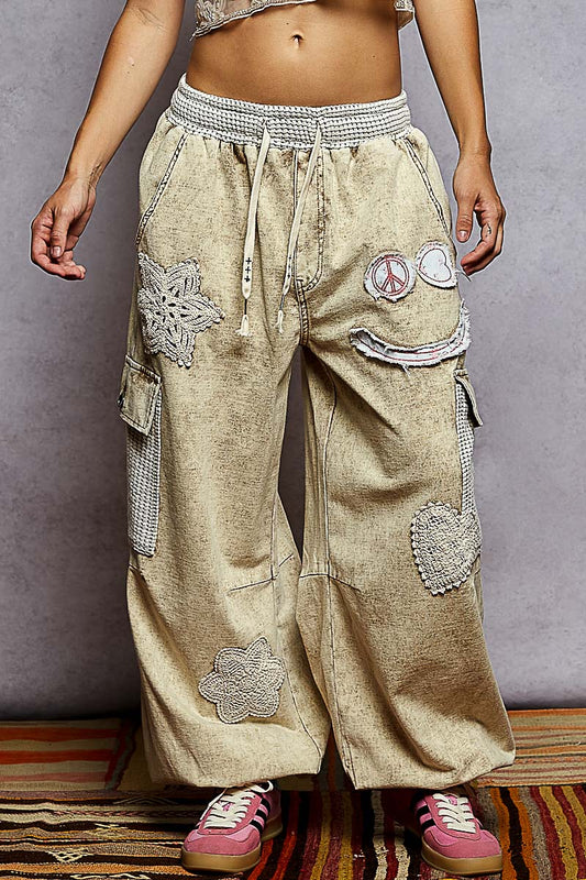 POL Peace Smile Jogger Pants