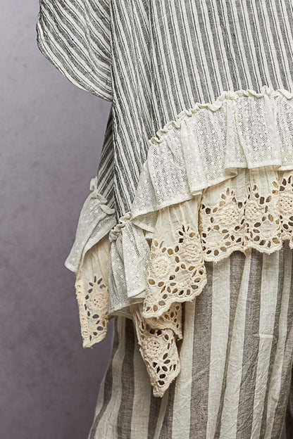 POL Black Multi Cardigan with Lace