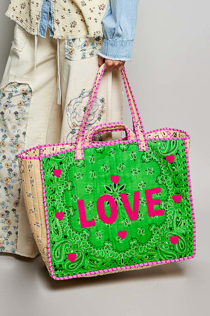 POL Green LOVE Bag