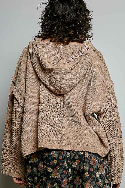 POL Carmel Chunky Knit Sweater