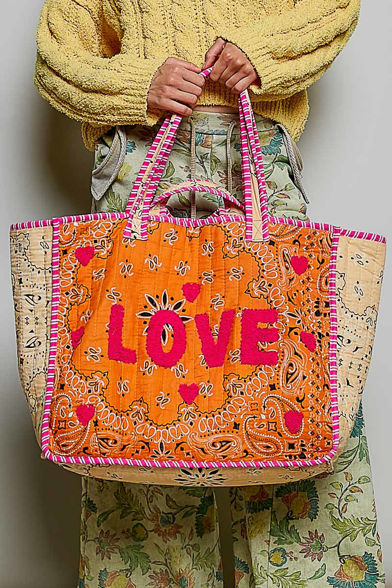 POL Orange LOVE Bag