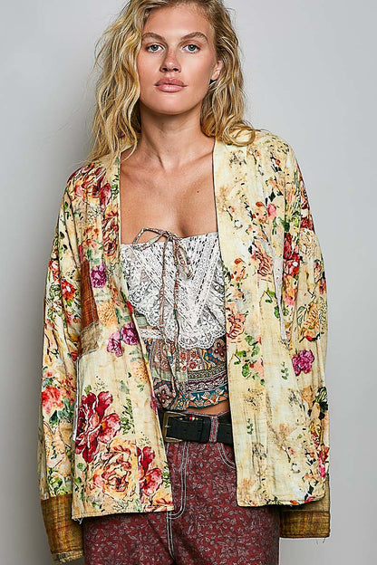 POL Natural Peace Floral Jacket