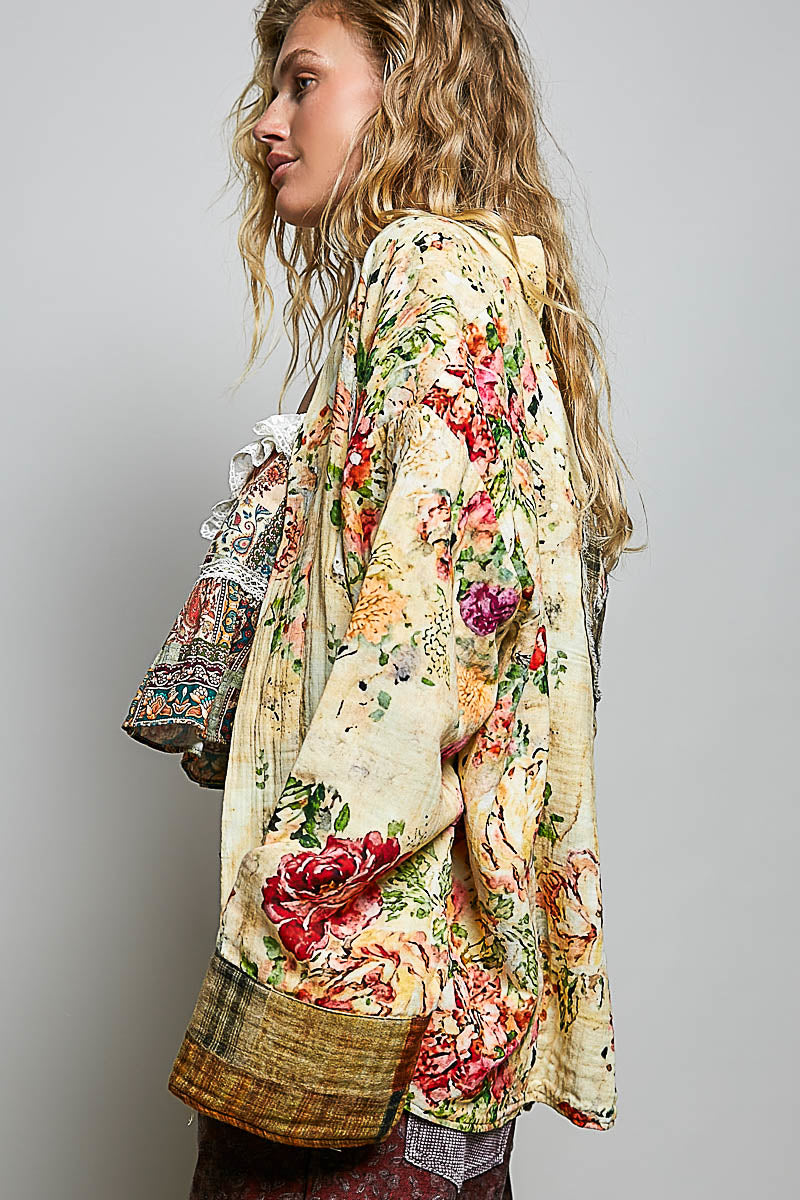 POL Natural Peace Floral Jacket