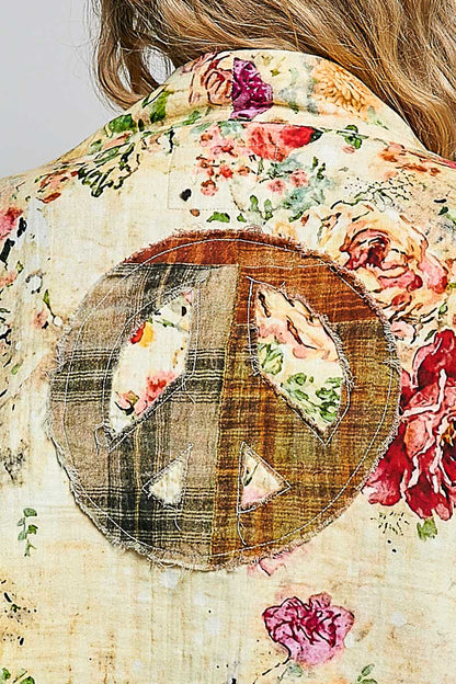 POL Natural Peace Floral Jacket