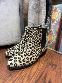 Cowhide Booties