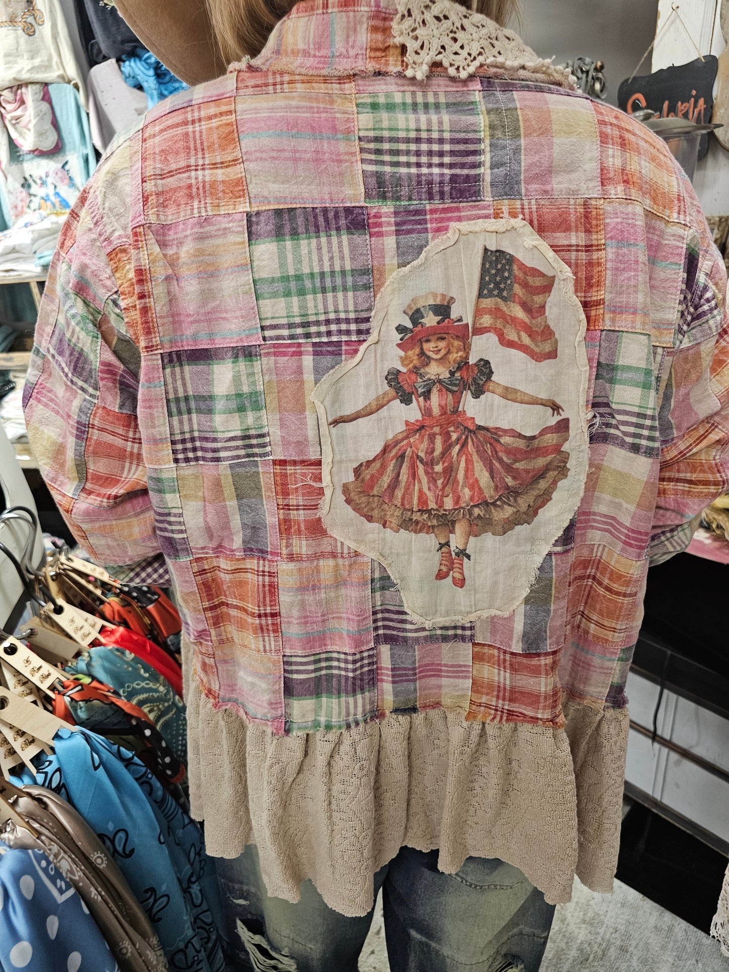 A Rare Bird Liberty Belle Shacket