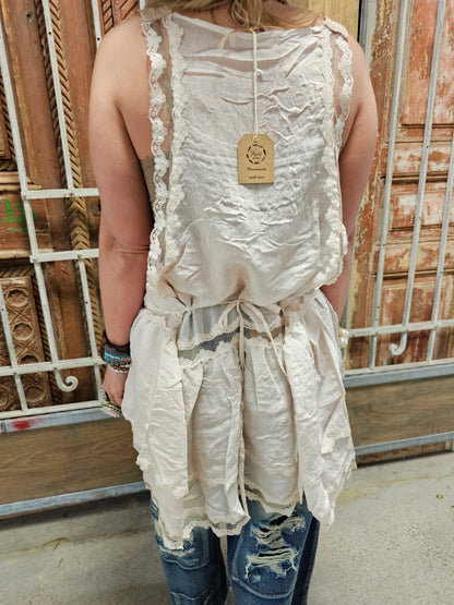 A Rare Bird Heart Pinafore