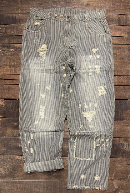 Jaded Gypsy Peace and Love Jeans - Midnight Railroad