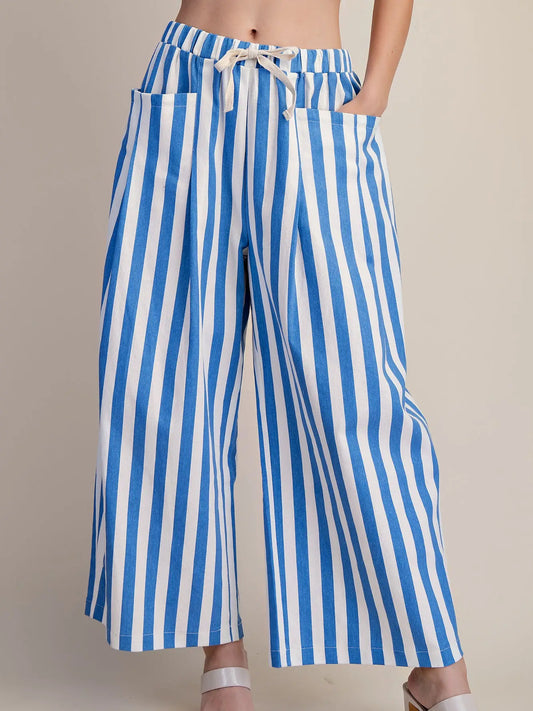 Blue Stripe Pants