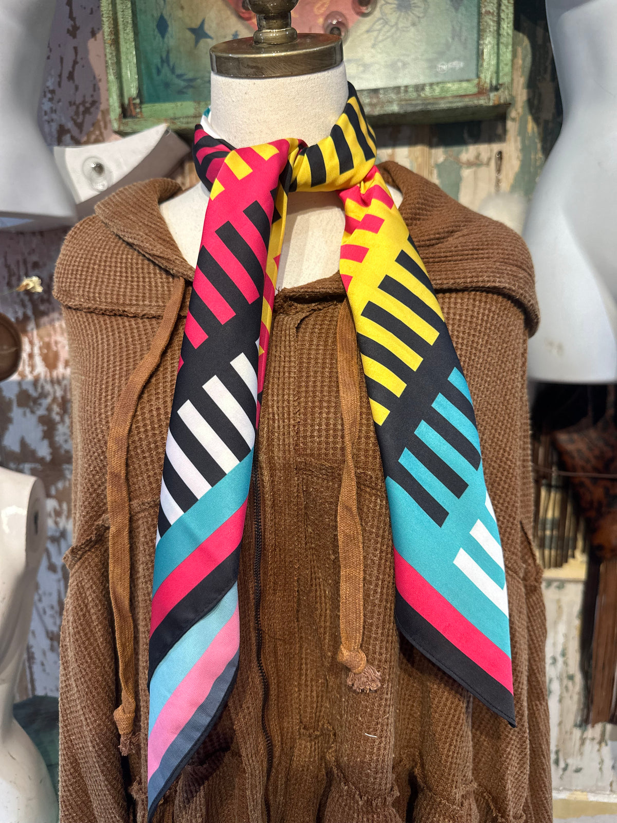 Black, Yellow, Blue, and Pink Wildrag
